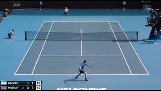 Andy Murray vs Facundo Bagnis MELBOURNE 2022 Highlights [upl. by Annovahs]