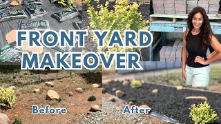 NEW ✨2024 FRONT YARD TRANSFORMATION  MOBILE HOME MAKEOVER [upl. by Hike]