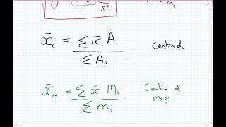 Statics  Centroids  CentroidCoGCoMass [upl. by Yar]