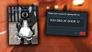 The Funniest Speedrun submission fails for Roblox DOORS [upl. by Cece711]