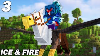 Je capture un hippogriffe pour pouvoir voler  Minecraft Ice amp Fire EP3 [upl. by Melicent]