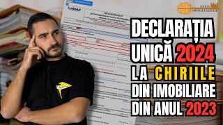 Declaratia Unica pana la 25 mai 2024 pentru veniturile din chirii din anul 2023 imobiliare chirii [upl. by Audre]