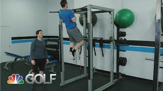 Rory McIlroys strength day workout  GolfPass  Golf Channel [upl. by Klimesh]