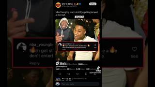 NBA Youngboy reacts to Li Rye getting jumped at the mall [upl. by Anitnas]