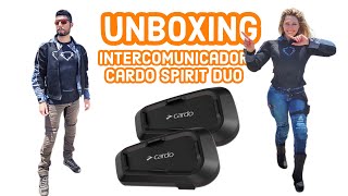 Intercomunicador Cardo Spirit DUO  Unboxing [upl. by Lesko]