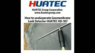 Geomembrane leak detection equipment Geomembrane leak detection surveys [upl. by Ahsyen]