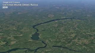 Ust Ilimsk Irkutsk Oblast Russia  Earth Timelapse [upl. by Eirffej689]