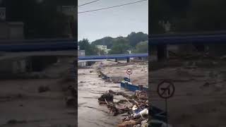 Flooding in LądekZdrój Poland 15092024 [upl. by Adnwahsat]