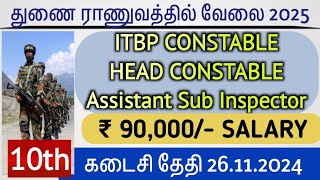 ITBP Constable Head Constable ASI 2024 New Recruitment Apply Online [upl. by Clifton]