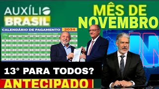 CALENDÁRIO DO AUXÍLIO BRASIL em NOVEMBRO VAI SER ANTECIPADO NOVO ADICIONAL VALOR MAIOR NA CONTA [upl. by Sylado766]