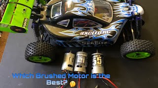 Brushed MotorsWhich one ☝️ is Better 🤔  550 Vs 540 RC Motors [upl. by Madelon]