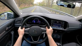 2022 Volkswagen Jetta S  POV Road Test [upl. by Yevrah]