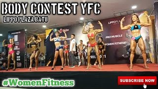 BODY CONTEST YFC 2021 LIPPO PLAZA BATU MALANG  WOMEN FITNESS  Kasih Keras‼️ [upl. by Janela]