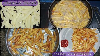 How To Make Perfect French Fries At Home In Hindi 🍟🥔 trending youtube viralvideo fries [upl. by Couq]