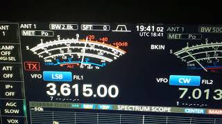 icom ic7610 vs ic7600 rx audio test [upl. by Harri871]