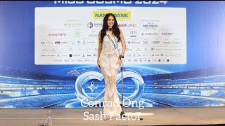 HD FAN CAM Partial Footage of Miss Cosmo International 2024 Sashing Ceremony [upl. by Aileek780]