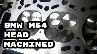 BMW M54 CYLINDER HEAD RESTORATION RECONDITIONING [upl. by Puklich]