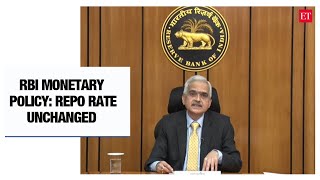 RBI Monetary Policy Repo rate unchanged at 4 policy stance remains accommodative [upl. by Davis209]