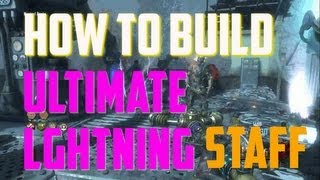 How To Build Ultimate Lightning Staff Purple Staff Challenge Guide [upl. by Zap]