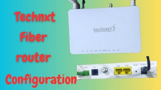 technxt router configuration telugu Technxt Router [upl. by Itsim746]