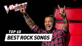 The BEST ROCK Blind Auditions on The Voice [upl. by Rehctaht707]