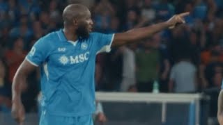 LUKAKU scores in his Napoli debut [upl. by Pliam]