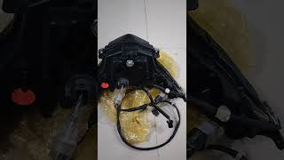 CBR 250 LED headlight wiring with relay and diode [upl. by Pennie]