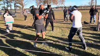 Coach Brodie vs King Green carolinafightclub306 backyardboxing [upl. by Sugar380]