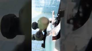 Air conditioner Outdoor Unit Leak  underwater Checking  paradisecoolingcenter howto underwater [upl. by Aciraj]