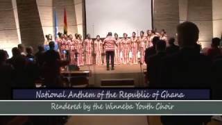 Winneba Youth Choir Ghana  Ghana National Anthem [upl. by Namrak]