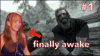 Playing SKYRIM for the very first time Episode 1 [upl. by Kalli634]