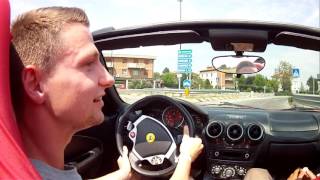 Ferrari F430 Spider fast test drive POV [upl. by Bender437]