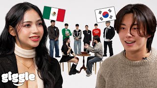 Beautiful Mexican Girl Blind Dating 8 Handsome Korean Guys [upl. by Leugim]