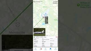 Canadian Private Dassault Falcon 2000EX aircraft CGTPL landing in RDU Airport [upl. by Marilin]