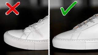 HOW TO PREVENT SHOE CREASES  7 Easy Hacks To Avoid Creasing [upl. by Darla889]