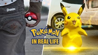 Pokémon Go in Real Life  A Short film VFX Test [upl. by Adlin]