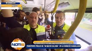 Las estaciones fueron renovadas en el transporte público de ”Mi Macro Calzada” en Guadalajara [upl. by Cyprio]