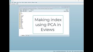 Creating Index of Multiple Variables using Principal Component Analysis PCA in 6 MINUTES [upl. by Stillas]