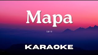 Karaoke Version Mapa  SB19 [upl. by Hanikehs]