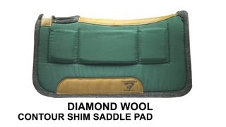 Diamond Wool Contour Shim Saddle Pad [upl. by Loretta]