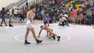 Maddox McArthur Buford vs Hunter Keane Cambridge at 126lbs in the 2022 Super 32 Qualifier [upl. by Tterab937]