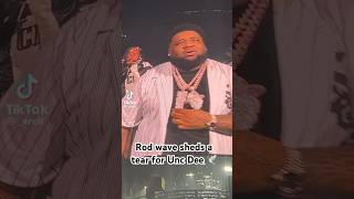 Rod was bout to cry thinking bout uncledee rodwave lastlaptour tour lildurk explore reels [upl. by Kotto]