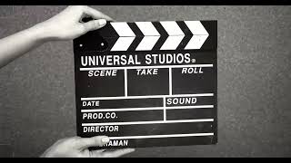 A Vintage Clapperboard Used In Making Film Scenes [upl. by Tessie743]