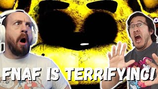 SO MANY SCARES Markiplier Five Nights at Freddys  Part 2 REACTION WAS THAT GOLDEN FREDDY [upl. by Eedrahc]