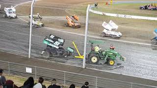 Kwinana Cup Sprintcar Feature Perth Motorplex [upl. by Chelsy]