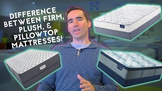 Whats the Difference between a Firm plush and pillow top mattress [upl. by Nataline]