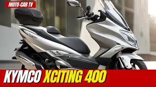 Kymco Xciting 400 The Ultimate Urban Commuter  MOTOCAR TV [upl. by Stalder234]