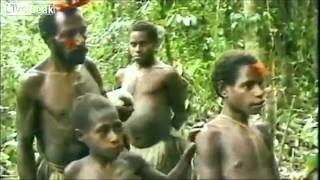 The First Meeting Between Papua New Guinea Tribesmen amp Outside World [upl. by Haden]