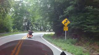 Cherohala Skyway Highway Tellico Plains to Robbinsville 7 12 24 4 [upl. by Drof]