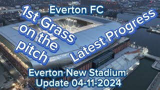 Everton FC New Stadium At Bramley Moore Dock Update 04112024 [upl. by Assener]